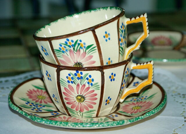 Tazas de cerámica de Quimper