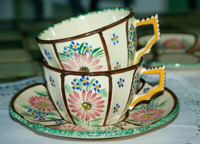 Tazas de cerámica de Quimper