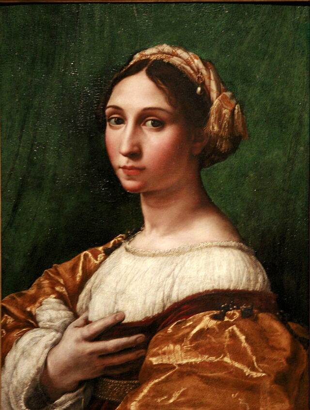 Retrato de una Mujer Joven, Rafael