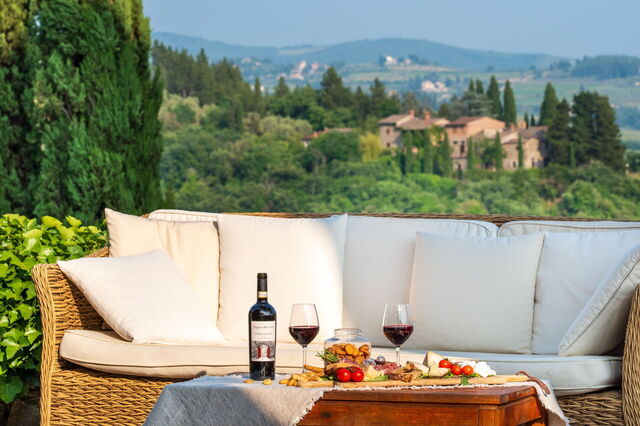 Vista, Villa Le Corti