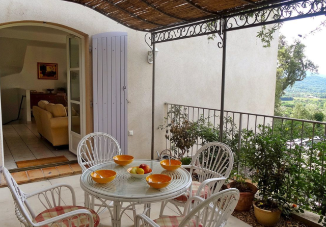 Les Migraniers, terraza