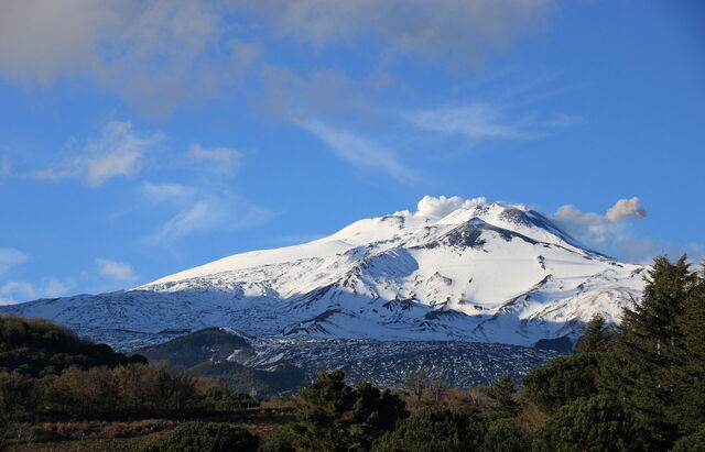 Nieve en Sicilia