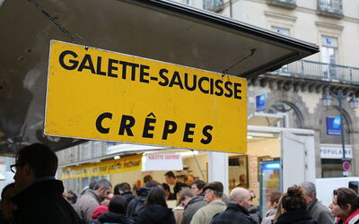 Comida callejera en Bretaña