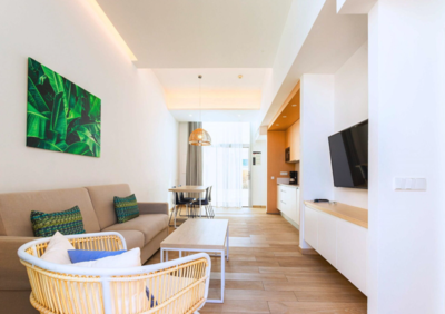 Deluxe-Cordial Santa Águeda, sala de estar