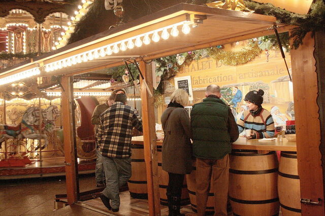Un mercado navideño en Aviñón