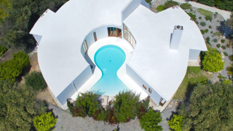 Toma aérea de Villa Ixia