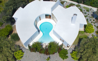 Toma aérea de Villa Ixia