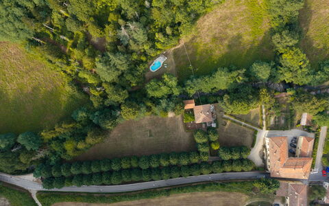 Villa Paola: Paisaje, Vista Panorámica, Área Rural, Fotografía Aérea, Jardín, Inmuebles, Paisajismo, Pueblo, Plantación, Parque