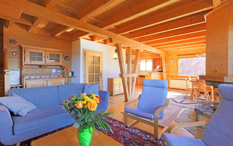Chalet Zan-Fleuron: Habitación, Propiedad, Mueble, Edificio, Diseño De Interiores, Casa, Sala, Bienes Raíces, Casa, Haz