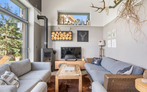 Řeporyje: Mueble, Diseño De Interiores, Madera, Techo, Sofá, Sala, Piso, Casa, Encendiendo, Habitación