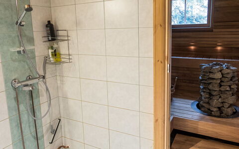 Pyryruka 1: Piso, Madera, Suelo, Diseño De Interiores, Arreglo De Tubería, Baño, Plomería, Alcachofa De La Ducha, Habitación, Ducha