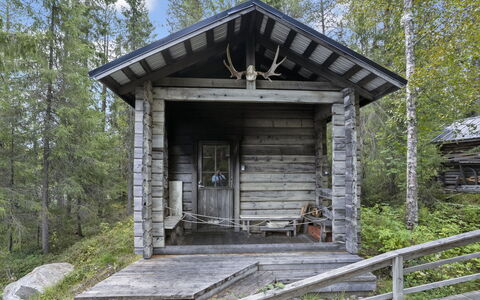Kivelä: Madera, Vía Muerta, Cabaña, Casa, Casa, Tablón, Edificios Del Jardín, Cuarto De Troncos, Madera Dura, Porche