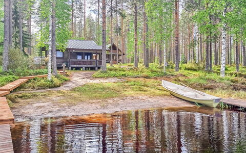Pilkkaniemi: Camino Acuático, Banco, Corriente De Agua, Lago, Cabaña, Bosque, Canal, Reservorio, Cuarto De Troncos