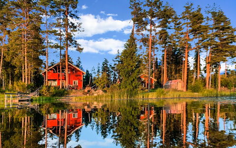 Kallioniemi: Agua, Árbol, Cuerpo De Agua, Naturaleza, Entorno Natural, Paisaje Natural, Reflexión, Paisaje, Banco