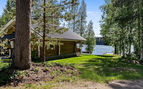 Suviranta: Árbol, Banco, Casa, Cabaña, Lago, Estanque, Bosque, Cuarto De Troncos