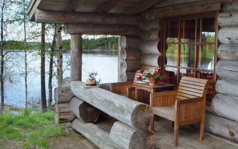 Mäkitorppa: Árbol, Banco, Casa, Cabaña, Lago, Estanque, Bosque, Cuarto De Troncos