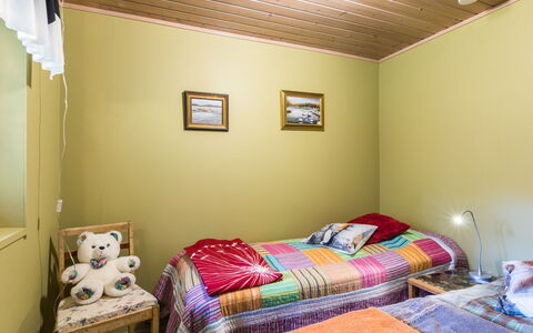 Kesänkilehto: Cama, Diseño De Interiores, Mueble, Habitación, Suelo, Pared, Lecho, Piso, Sábana, Madera