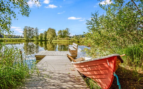 Marttalanmäki: Agua, Cuerpo De Agua, Verde, Naturaleza, Paisaje Natural, Banco, Verano, Corriente De Agua, Reflexión, Camino Acuático