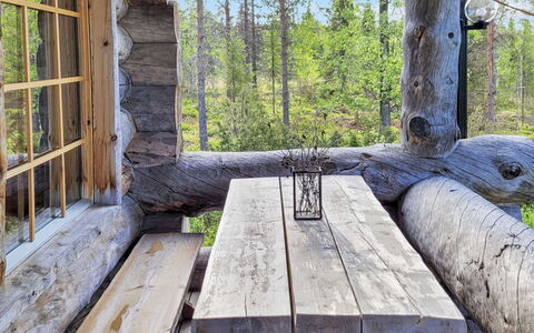 Kelovalta 7B: Madera, Vía Muerta, Cabaña, Casa, Casa, Tablón, Edificios Del Jardín, Cuarto De Troncos, Madera Dura, Porche