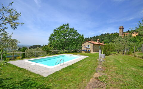 Villa Il Palazzone: Propiedad, Piscina, Casa, Bienes Raíces, Inmuebles, Edificio, Casa, Hierba, Barrio Residencial, Vacaciones