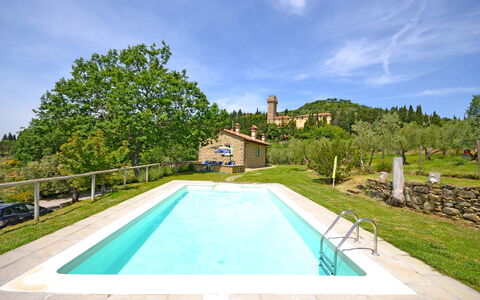 Villa Il Palazzone: Piscina, Propiedad, Bienes Raíces, Inmuebles, Casa, Edificio, Barrio Residencial, Casa, Villa, Ocio