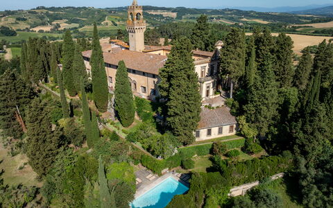 Montegufoni: Arbusto, Inmuebles, Mansión, Jardín, Castillo, Palacio, Paisajismo, Casa Señorial