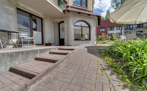 Wisła: Losa, Escalera, Hormigón, Entrada De Coches, Jardín, Paisajismo, Pasarela, Yarda, Planta De Casa
