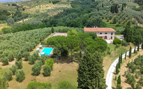 Il Leccio: Fotografía Aérea, Paisaje Natural, Vista Panorámica, Hill Station, Propiedad, Área Rural, Inmuebles, Paisaje, Fotografía, Árbol