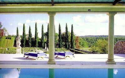 Terrazza e Libreria - Monte Benichi, Toscana, Italia - Libreria
