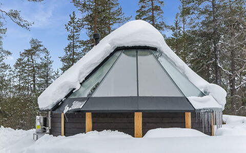 Arctic Light Hut: Nieve, Invierno, Congelación, Capa De Hielo, La Luz Del Día, Cuarto De Troncos, Hazme