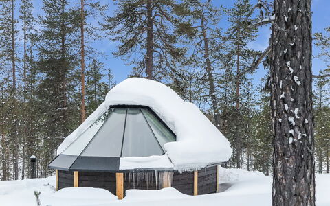 Arctic Light Hut: Nieve, Invierno, Congelación, Capa De Hielo, Hazme, \Choza, Cuarto De Troncos, La Luz Del Día