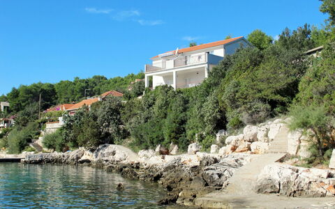 Hvar Kalober 616: Agua, Banco, Río, Klippe, Árbol, Corriente De Agua, Mar, Camino Acuático, Fenómeno Geológico, Costa