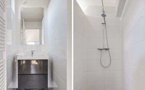 Lauwersoog 602: Espejo, Arreglo De Tubería, Propiedad, Lavabo, Grifo, Baño, Edificio, Pared, Alcachofa De La Ducha