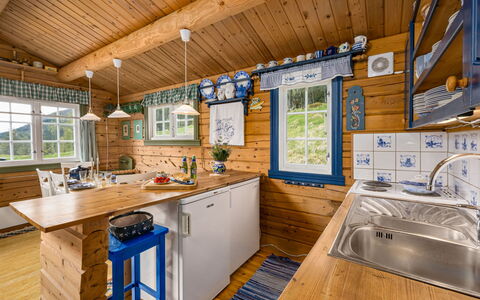 Fjellro: Madera, Cabaña, Casa, Casa, Cocina, Cuarto De Troncos, Manchas De Madera, Madera Dura, Edificios Del Jardín
