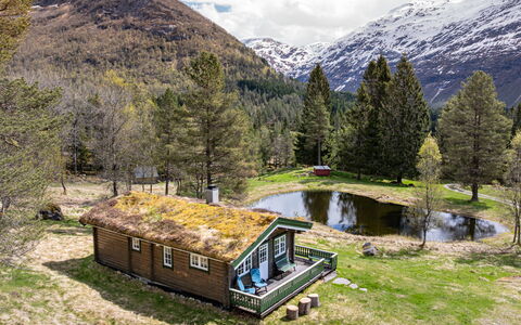 Fjellro: Hierba, Paisaje Natural, Casa, Paisaje, Cabaña, Área Rural, Tierras Altas, \Choza, Casa, Cordillera