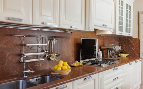 Appartamento Zefferini: Mostrador, Gabinetes, Propiedad, Mueble, Edificio, Aparato De Cocina, Estufa De Cocina, Cocina, Lavabo, Cajón