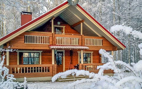 Niinimökki: Árbol, Banco, Casa, Cabaña, Lago, Estanque, Bosque, Cuarto De Troncos