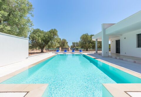 Villa Stella Cadente: Agua, Cielo, Edificio, Piscina, Azur, Árbol, Sombra, Rectángulo, Hierba, Ocio