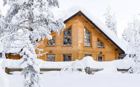 Lappi Dream House: Madera, Nieve, Invierno, Cabaña, Congelación, Casa, Cuarto De Troncos, Alerce, Vía Muerta
