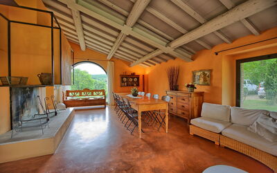 Villa Porcareccia: Habitación, Propiedad, Edificio, Diseño De Interiores, Sala, Mueble, Techo, Casa, Casa, Bienes Raíces
