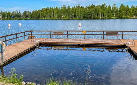 Rukatonttu D 15: Agua, Lago, Muelle, Reservorio, Reflexión, Estanque, Madera Dura, Tablón, Lago