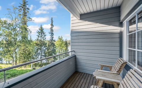 Rukatonttu D 14: Casa, Vía Muerta, Tablón, Madera Dura, La Luz Del Día, Cubierta, Eco Hotel, Balcón