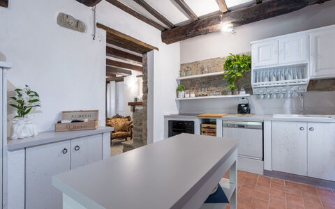 Villa Il Biancospino: Gabinetes, Mostrador, Propiedad, Mueble, Mesa, Planta, Fregadero, Aparato De Cocina, Estufa De Cocina, Cocina