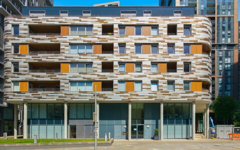 Indescon Studio: Tiempo De Día, Edificio, Departamento, Fachada, Área Urbana, Arquitectura, Área Metropolitana, Condominio, Edificio Comercial