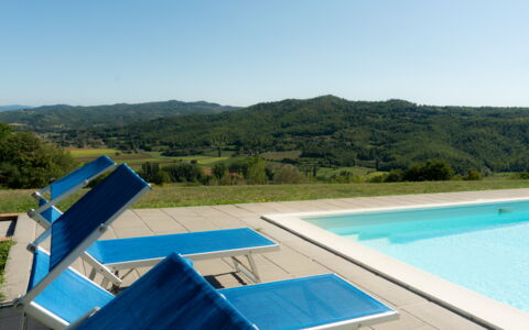 Villa Lugnano: Cielo, Agua, Azul, Verde, Azur, Piscina, Árbol, Sombra, Planta, Mueble Para Exteriores