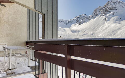Tignes 340: Nieve, Propiedad, Invierno, Montaña, Arquitectura, Habitación, Balcón, Pretil, Cordillera, Casa