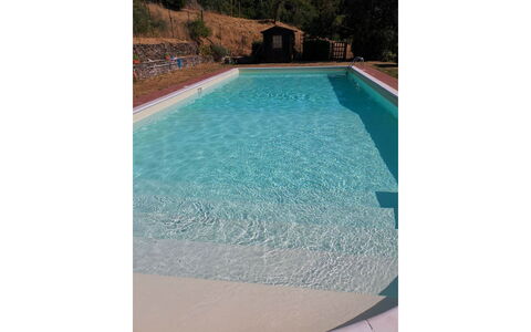 La Casa nel Borgo: Agua, Azur, Rectángulo, Piscina, Sombra, Agua, Material Compuesto, Tintes Y Sombras, Paisaje
