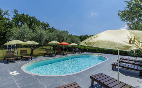 Labin 389: Piscina, Mueble Para Exteriores, Sombra, Jardín, Paisajismo, Césped, Yarda, Recurso, Silla, Eco Hotel