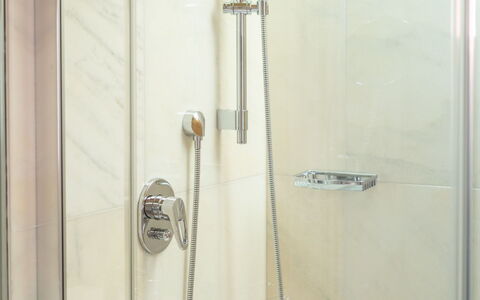 Katschberg 8: Alcachofa De La Ducha, Arreglo De Tubería, Puerta De La Ducha, Barra De La Ducha, Baño, Ducha, Línea, Panel De Ducha