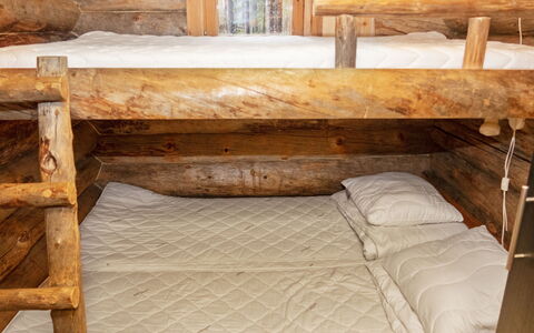 Hakojärven Kelomajat 2: Litera, Madera, Habitación, Manchas De Madera, Suelo, Cama, Madera Dura, Lecho, Habitación, Sábana